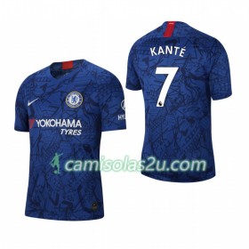 Camisolas de Futebol Chelsea Kante 7 Equipamento Principal 2019/20 Manga Curta